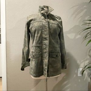 Camo lucky brand drawstring jacket